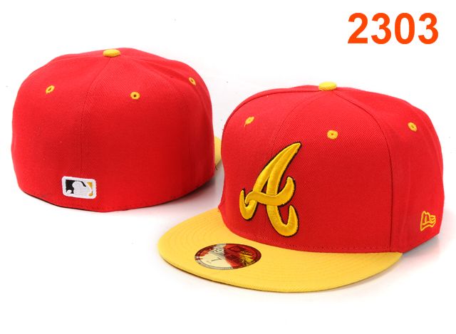 Atlanta Braves MLB Fitted Hat PT22